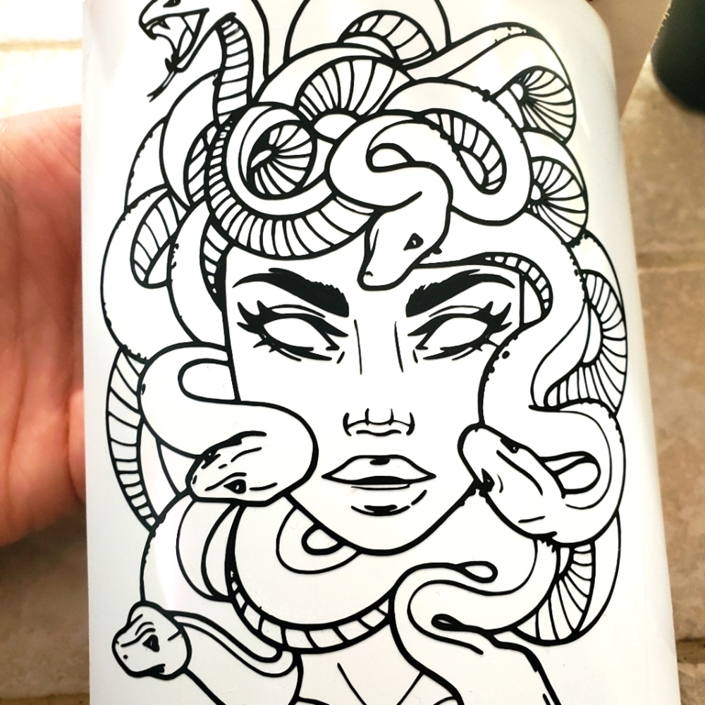 Medusa vinyl decal